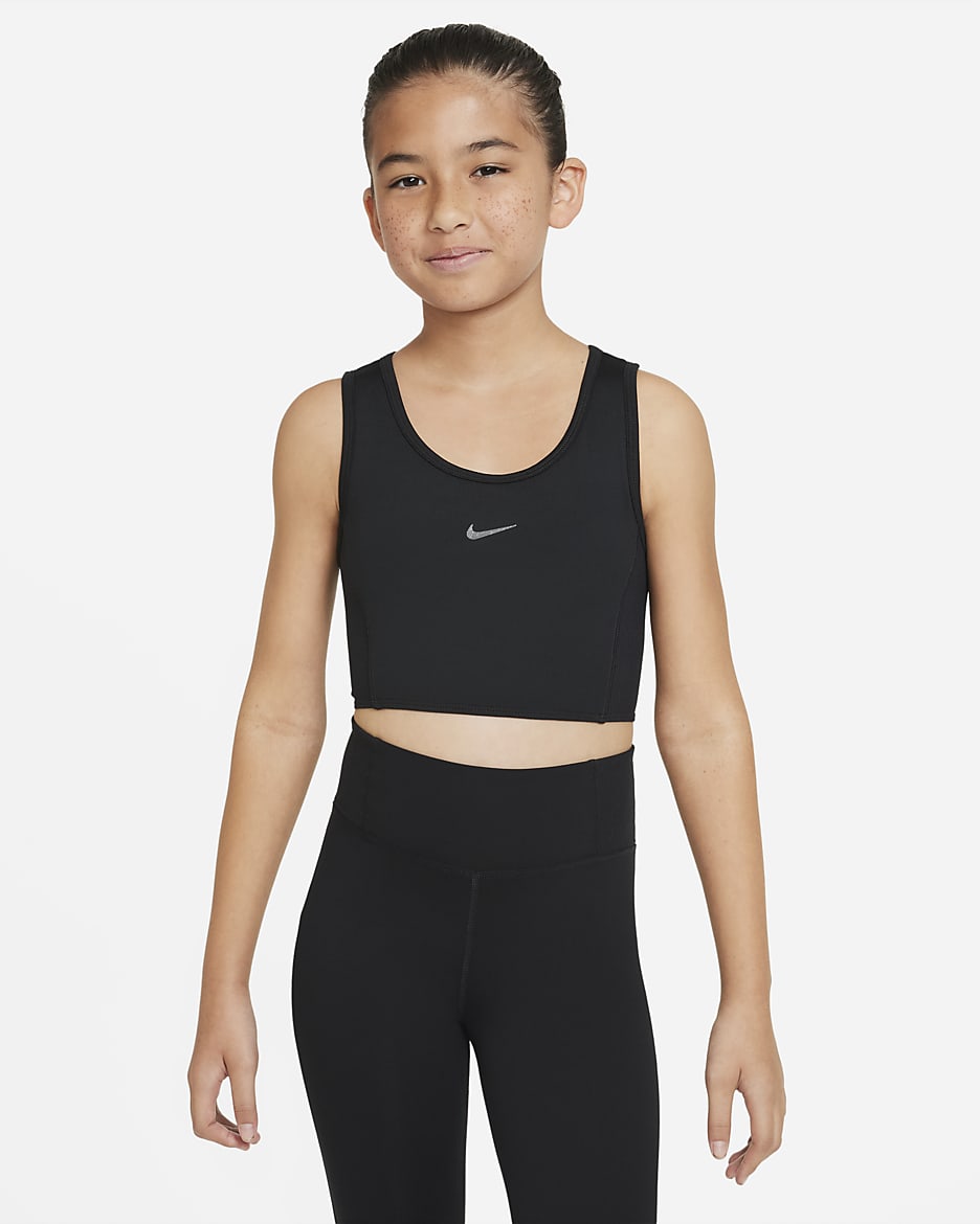 Nike Yoga Big Kids Girls Dri FIT Tank